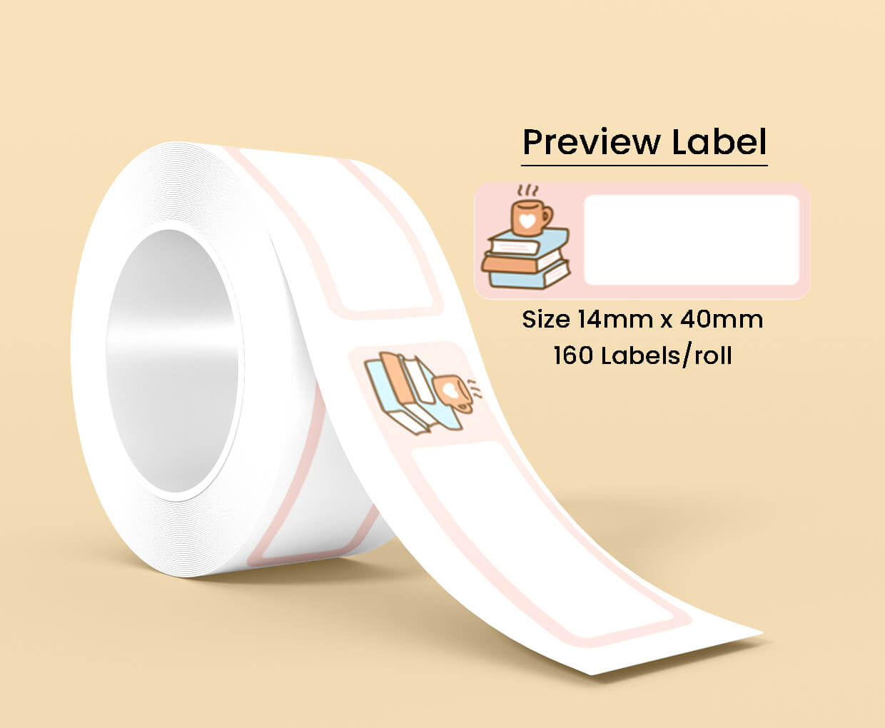 Thermal Label Pattern Campus R 14mm*40mm