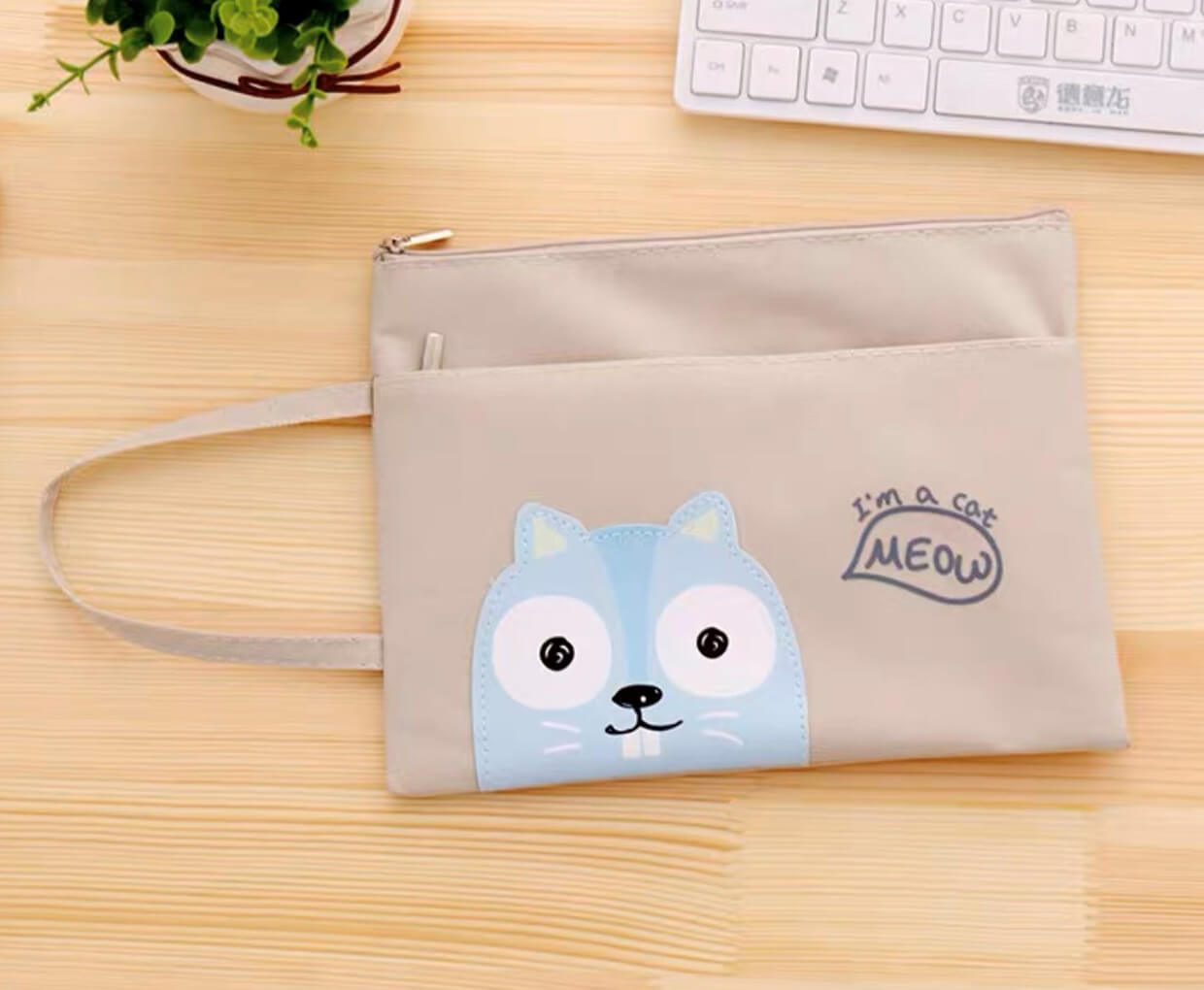 Meow - I'm a cat Mini Label Printer Pouch